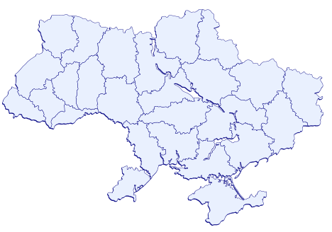 Map of Ukraine
